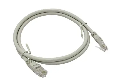 DATAREX RJ45-RJ45 U/UTP Cat.5e LSZH нг(А)-HF (DR-181008) Патч-корд (коммутационный шнур), 1.5м, серый