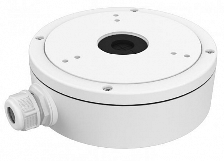 HikVision DS-1280ZJ-DM22 Монтажная коробка, белая, для купольных камер, алюминий, 137x164.8×53.4 мм.