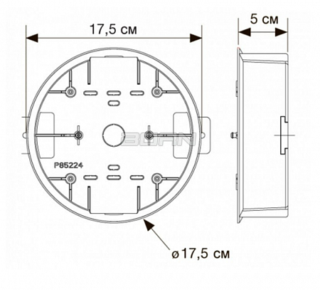 Cooper Wheelock LSPKBB-CR Установочный корпус