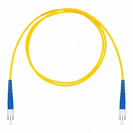 Шнур оптический коммутационный (патч-корд), LC-FC симплекс (simplex) OS2, нг(А)-HF, желтый, 10 м