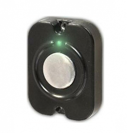 Олевс EXITKA (черная) Кнопка выхода, накладная, НО, 12В, 0.1А, подсветка, 53х41х10мм