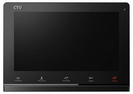 CTV-M4101AHD B (Black) Монитор цветного видеодомофона, 10&quot;, 1024х600, Hands free, microSD до 128ГБ, Wi-Fi