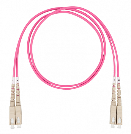 DATAREX SC-SC, дуплекс (duplex) OM4, нг(А)-HF, маджента, 5,0 м Шнур оптический коммутационный (патч-корд)